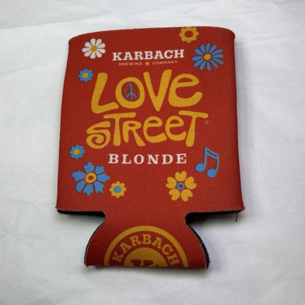 Karbach Brewing Co Love Street Koozie Beer Can‎ Bottle Insulator Holder Cozy